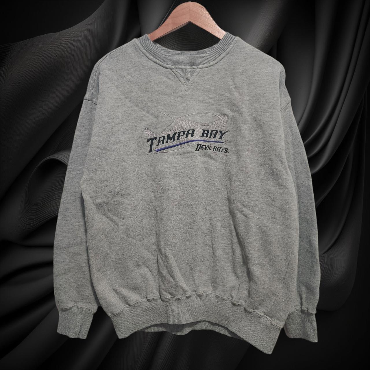 1998 Tampa Bay Devil Rays Crewneck Mens Size... Depop