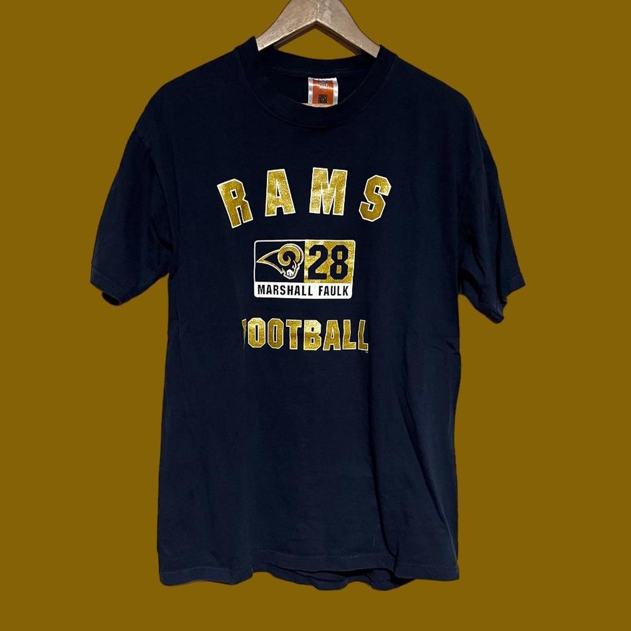 Mitchell & Ness Marshall Faulk Rams #28 Super Bowl  - Depop