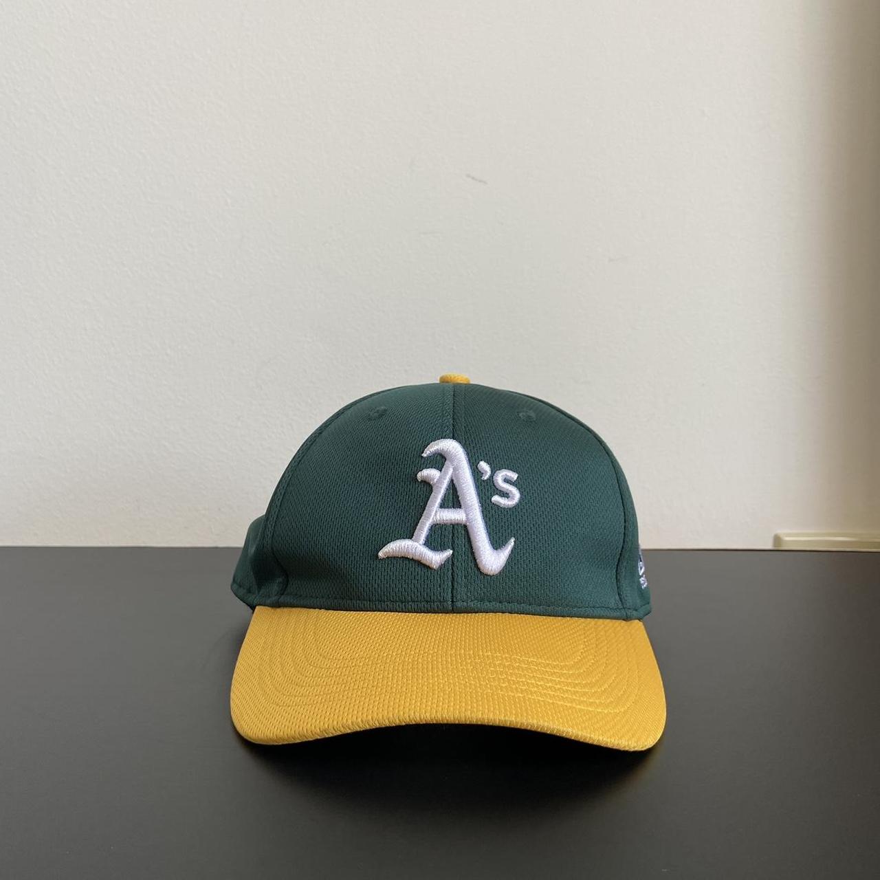 MLB Athletics Team Green/Yellow Baseball Cap