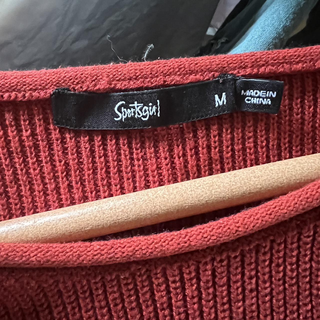 Sportsgirl red slightly cropped jumper. I love this... Depop