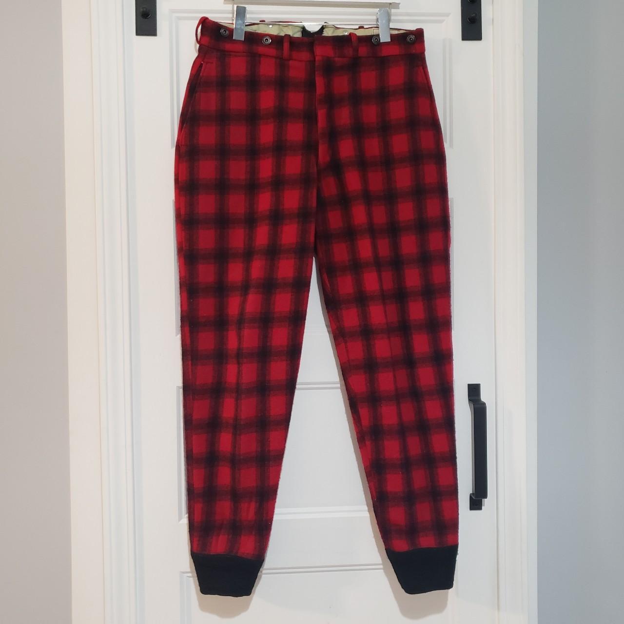 1960s Woolrich Mackinaw Hunting Pants 32x32 Red Depop