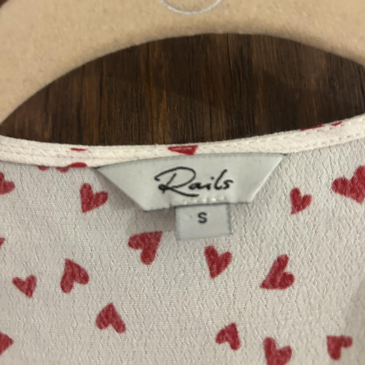 Rails Women's Blouse - White/Pink - S – Rails Wra… - image 3