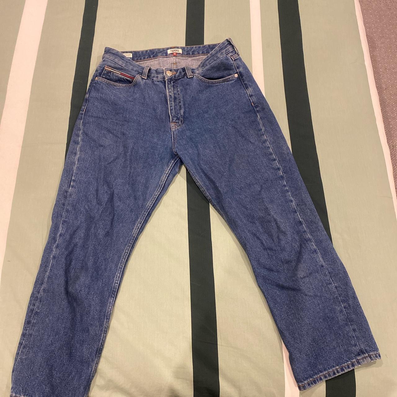 High Raise Straight Leg Tommy Hilfiger Denim Size Depop