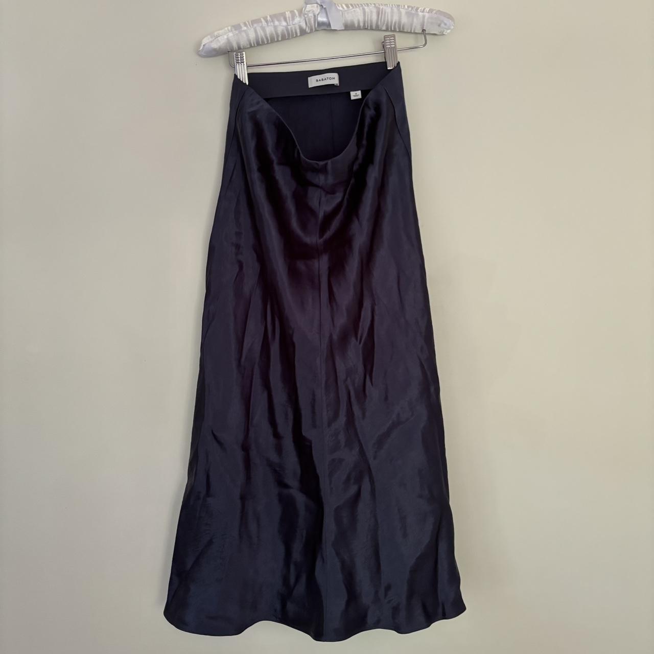 Babaton (a brand from aritzia) silky pull on skirt... - Depop