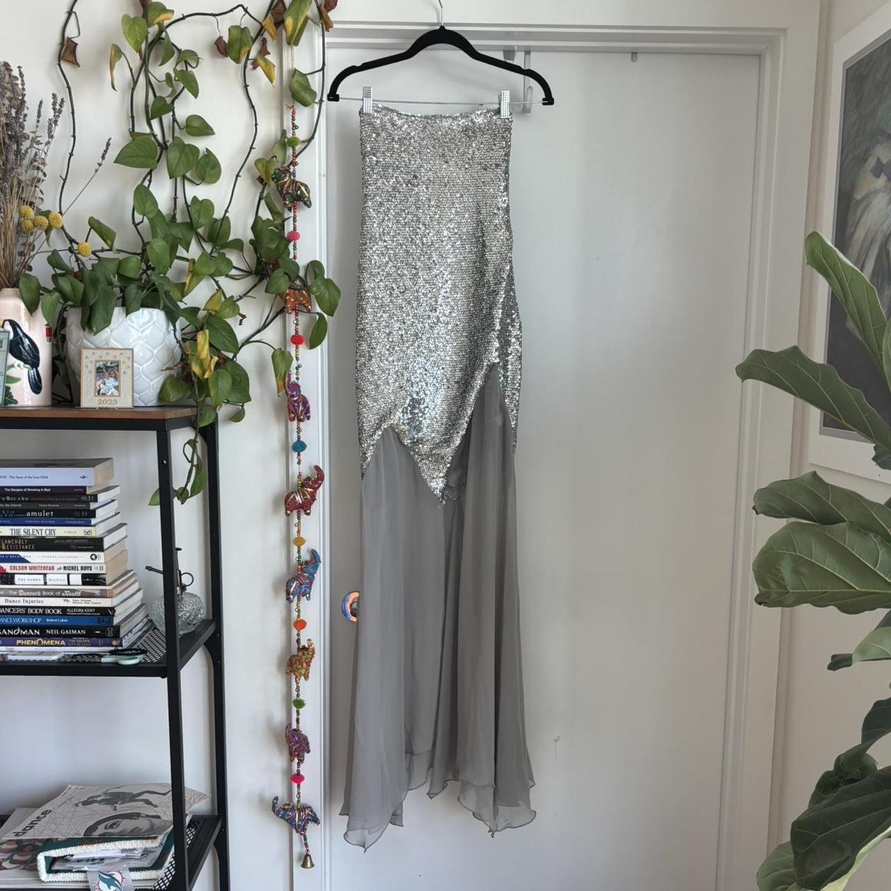 Vintage Fairycore Grunge Floral Print Maxi Dress