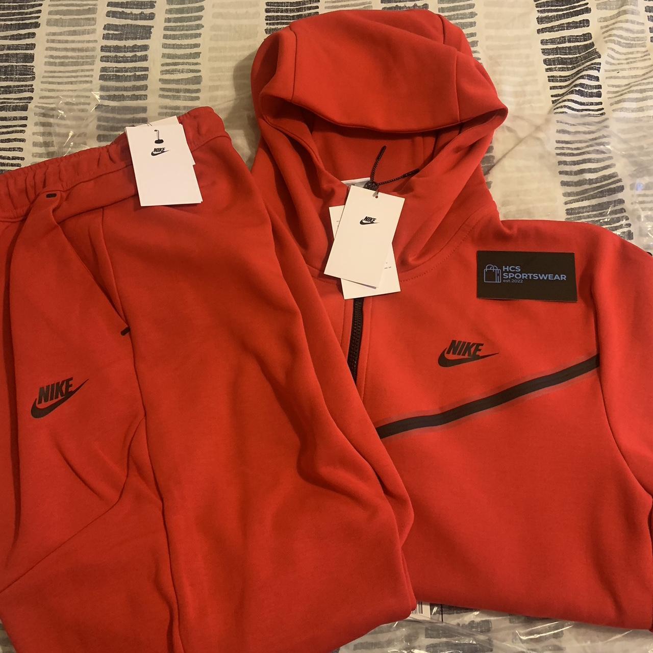 Brand New Nike Tech Fleece Tracksuit 💧 Size L 👔... Depop