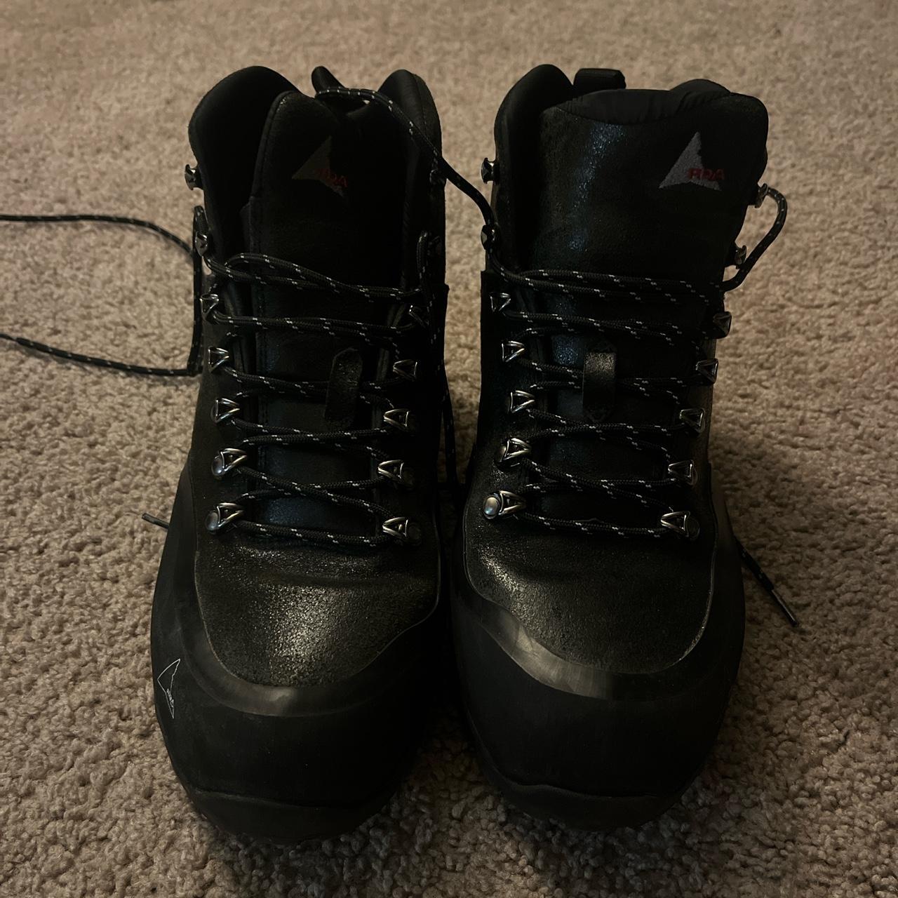 ROA Men's Black Boots | Depop
