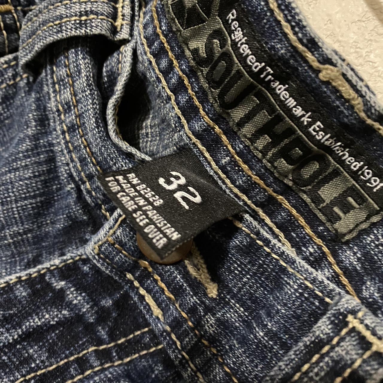 Southpole Jeans 28x32 Labeled 32, Measured... - Depop
