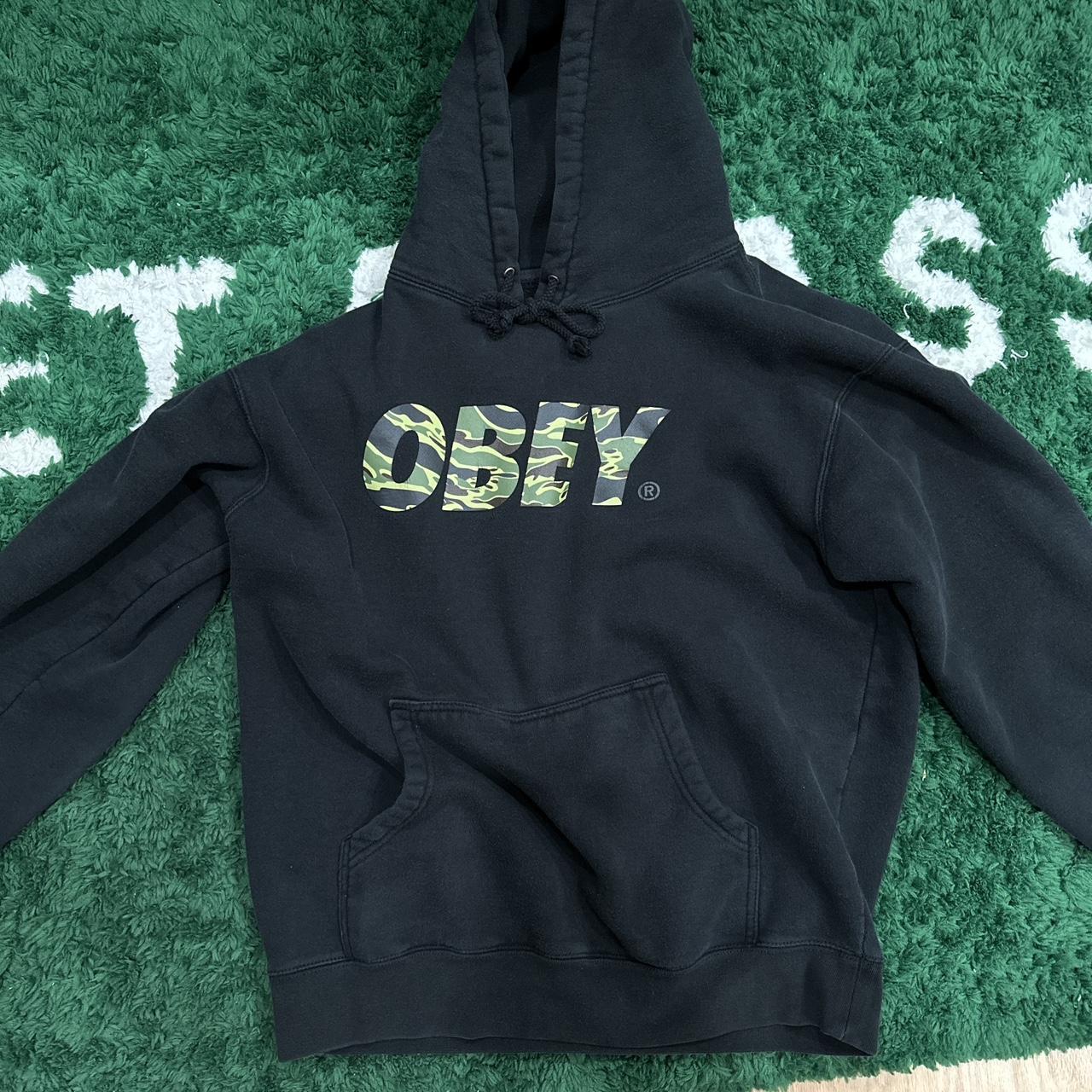 Obey on sale camo hoodie