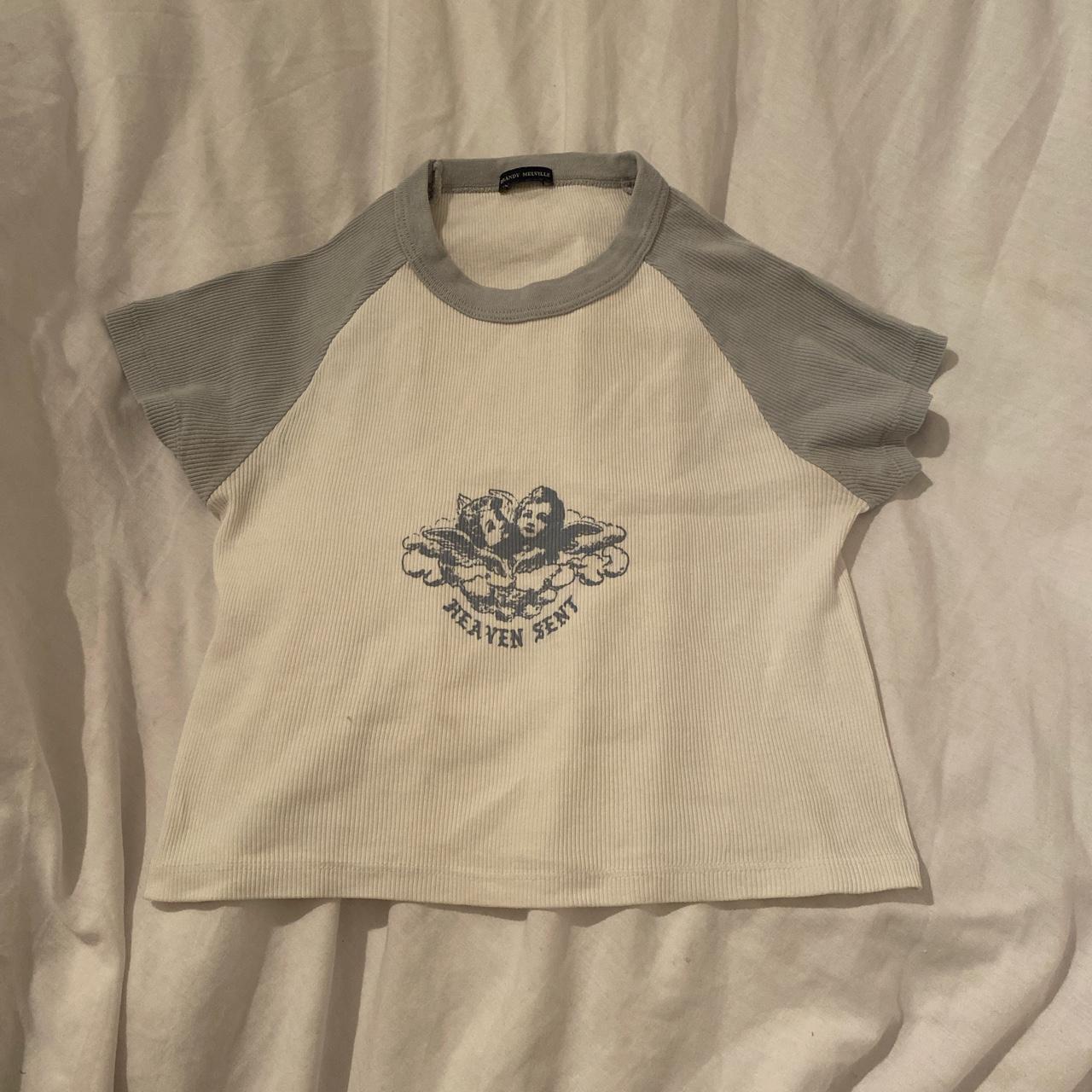 brandy melville heaven sent angel top *fits size... - Depop