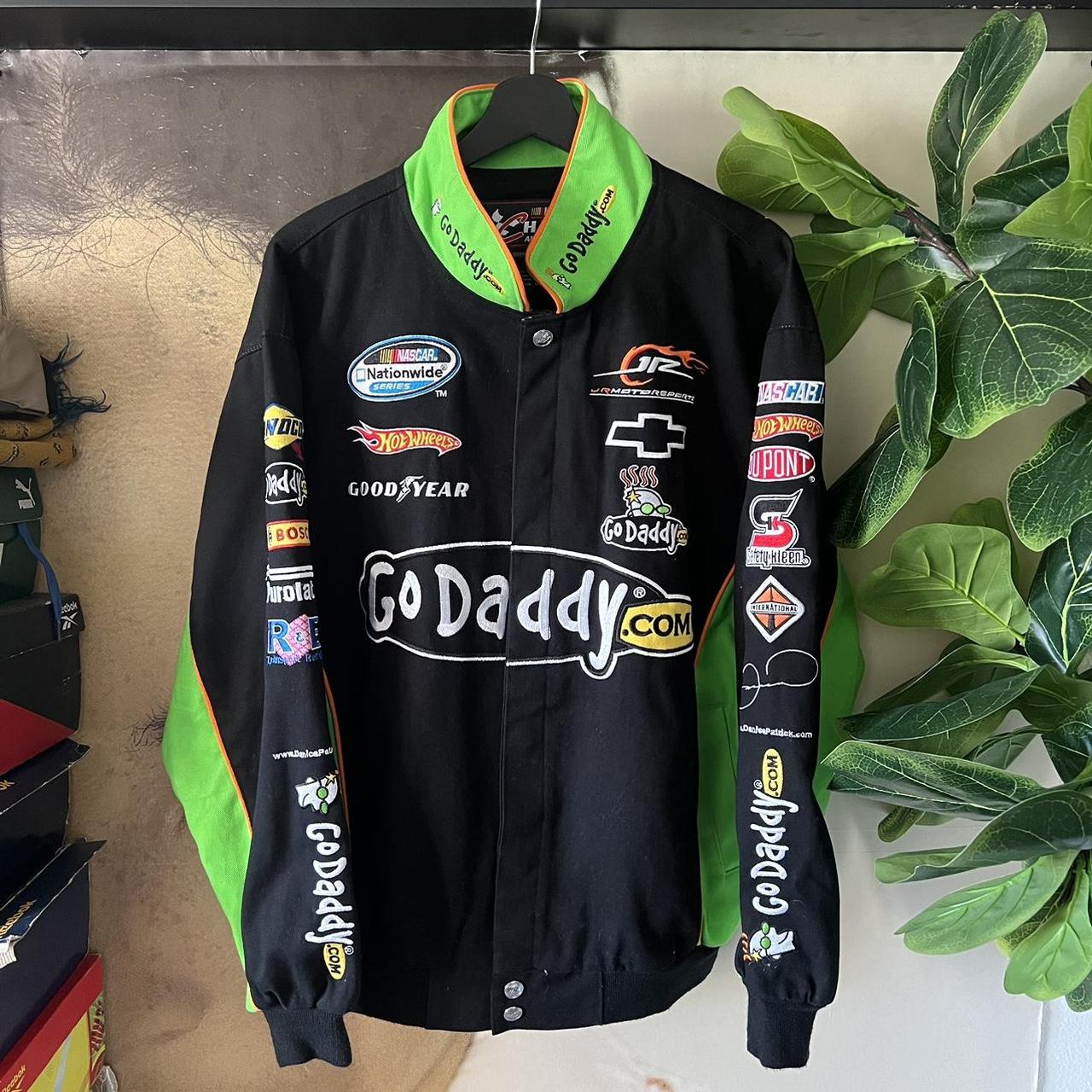 Vintage GoDaddy NASCAR Jacket on Chase Authentic Depop