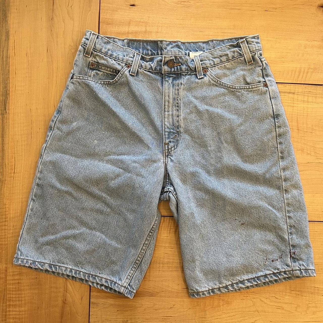 Vintage Levi’s 550 orange tab jorts 🍊🔥 Good... - Depop