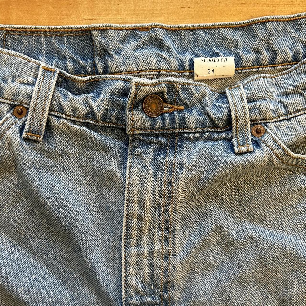 Vintage Levi’s 550 orange tab jorts 🍊🔥 Good... - Depop