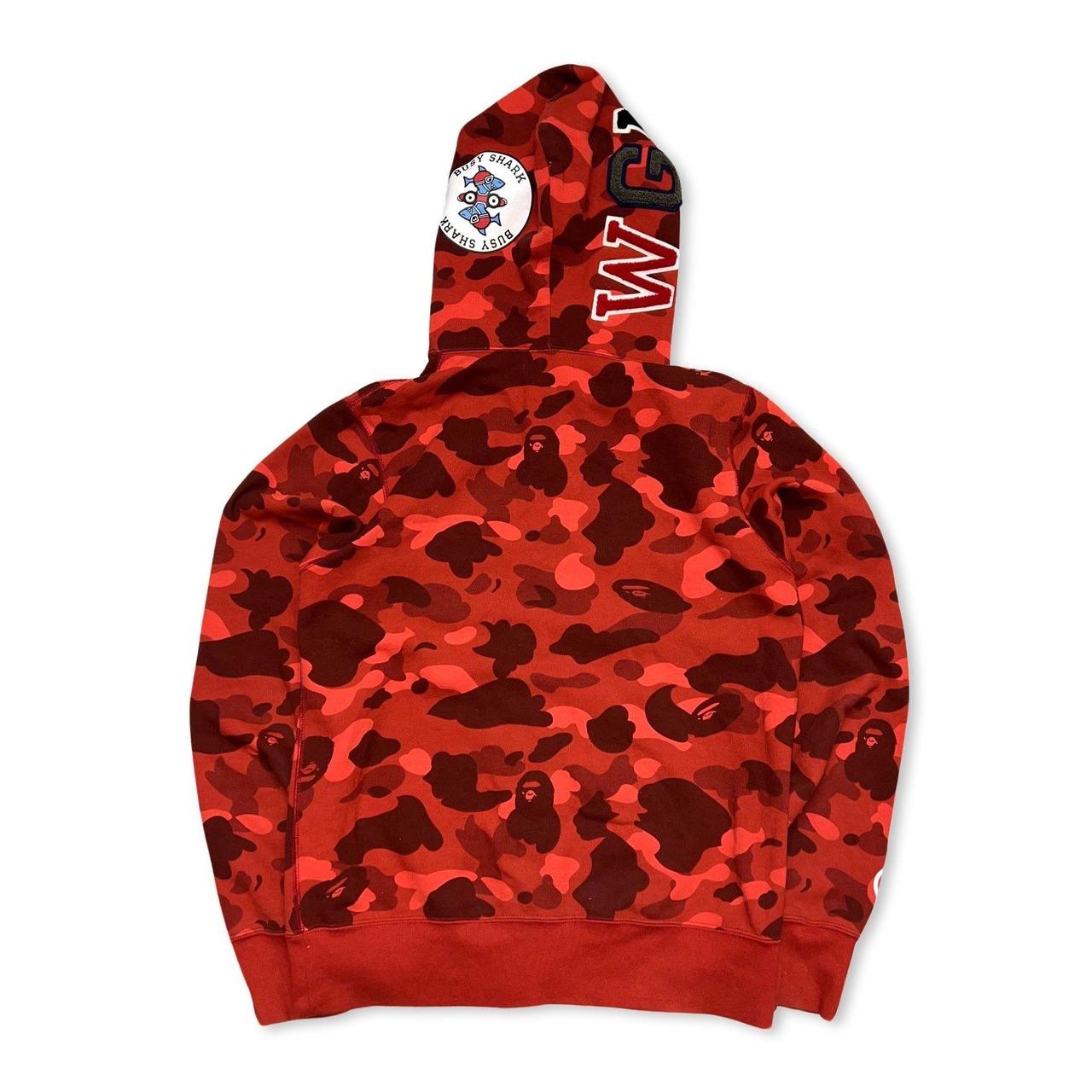 Real red bape hoodie deals