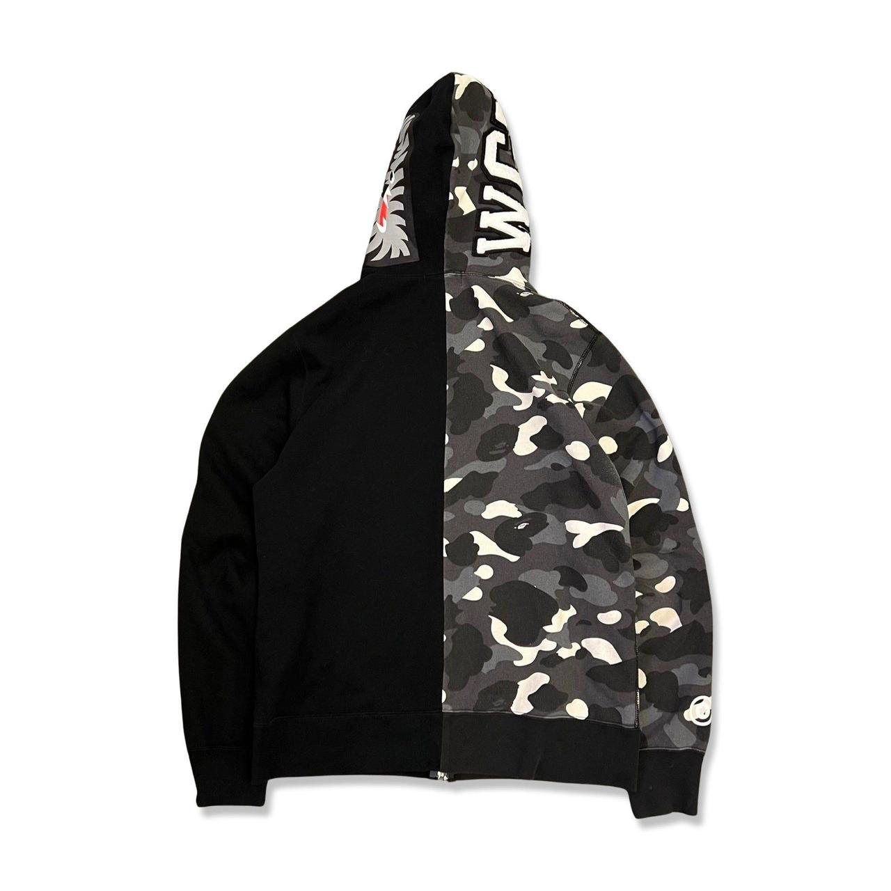 Bape city camo half sale shark hoodie