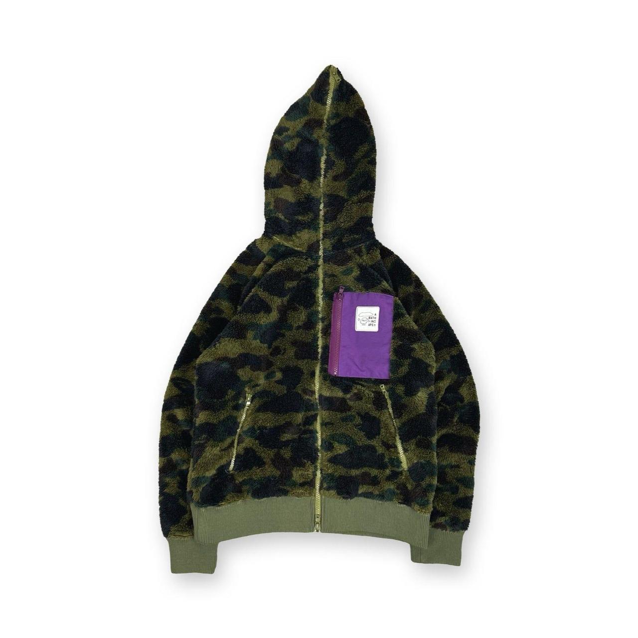 Bape sherpa hoodie hotsell