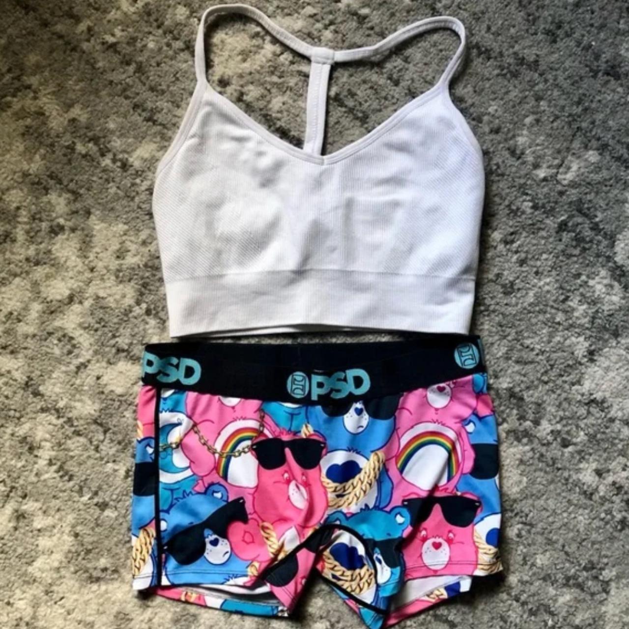 PSD Care Bears Shorts/Underwear and White Sports