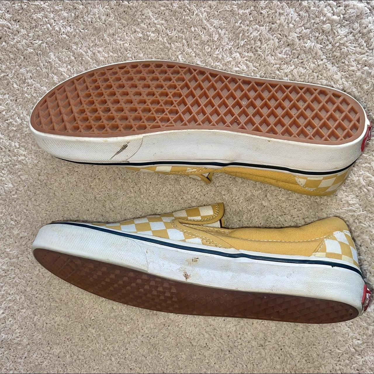 Checkered vans clearance mustard