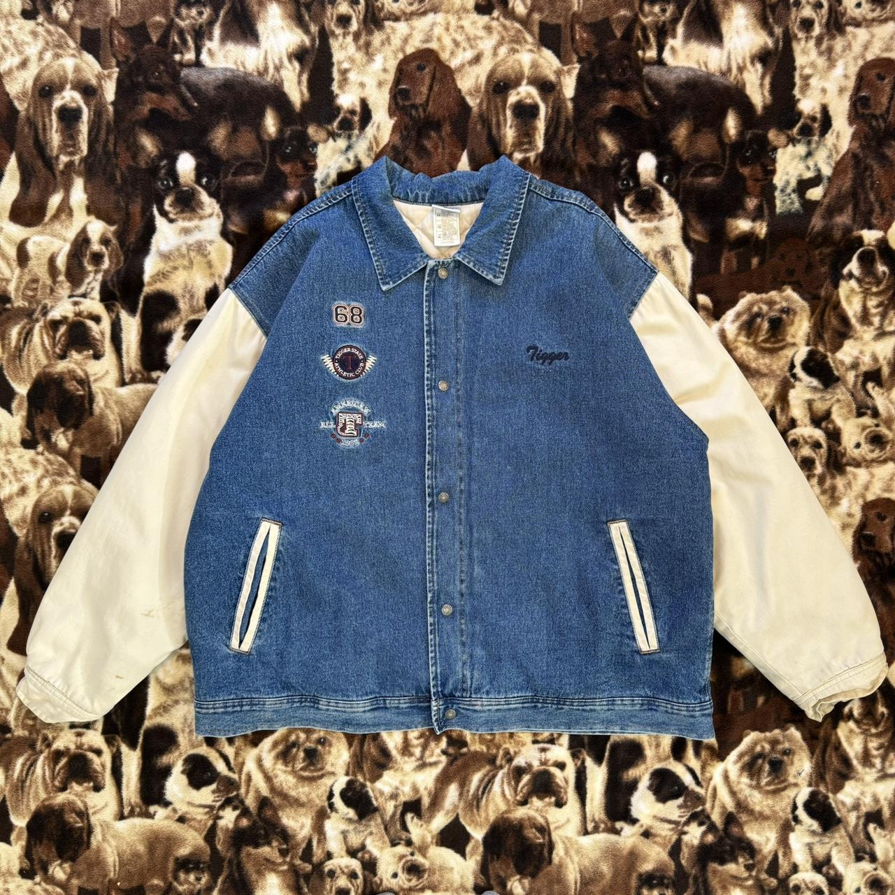 Disney denim varsity clearance jacket