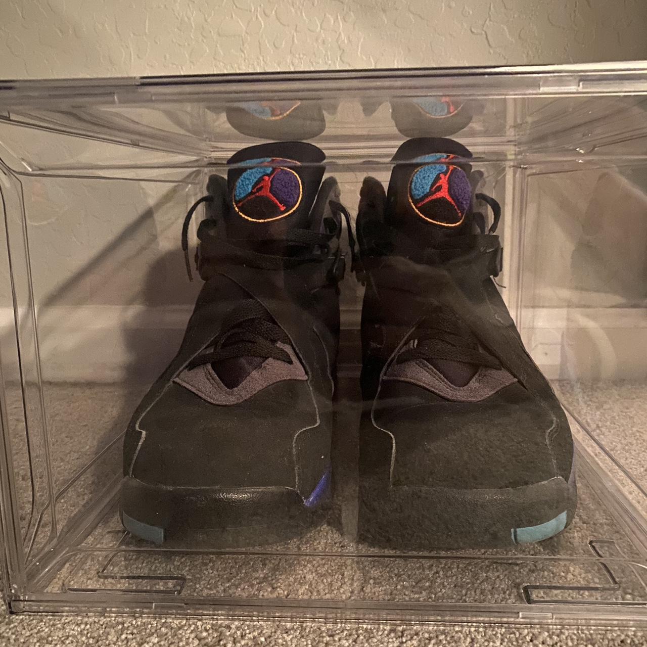 2015 Air Jordan 8 Retro Aqua (Plastic shoe box not... - Depop