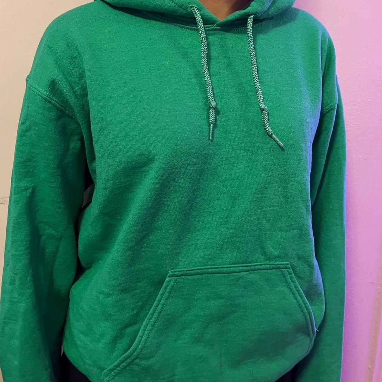 bright green hoodie women's