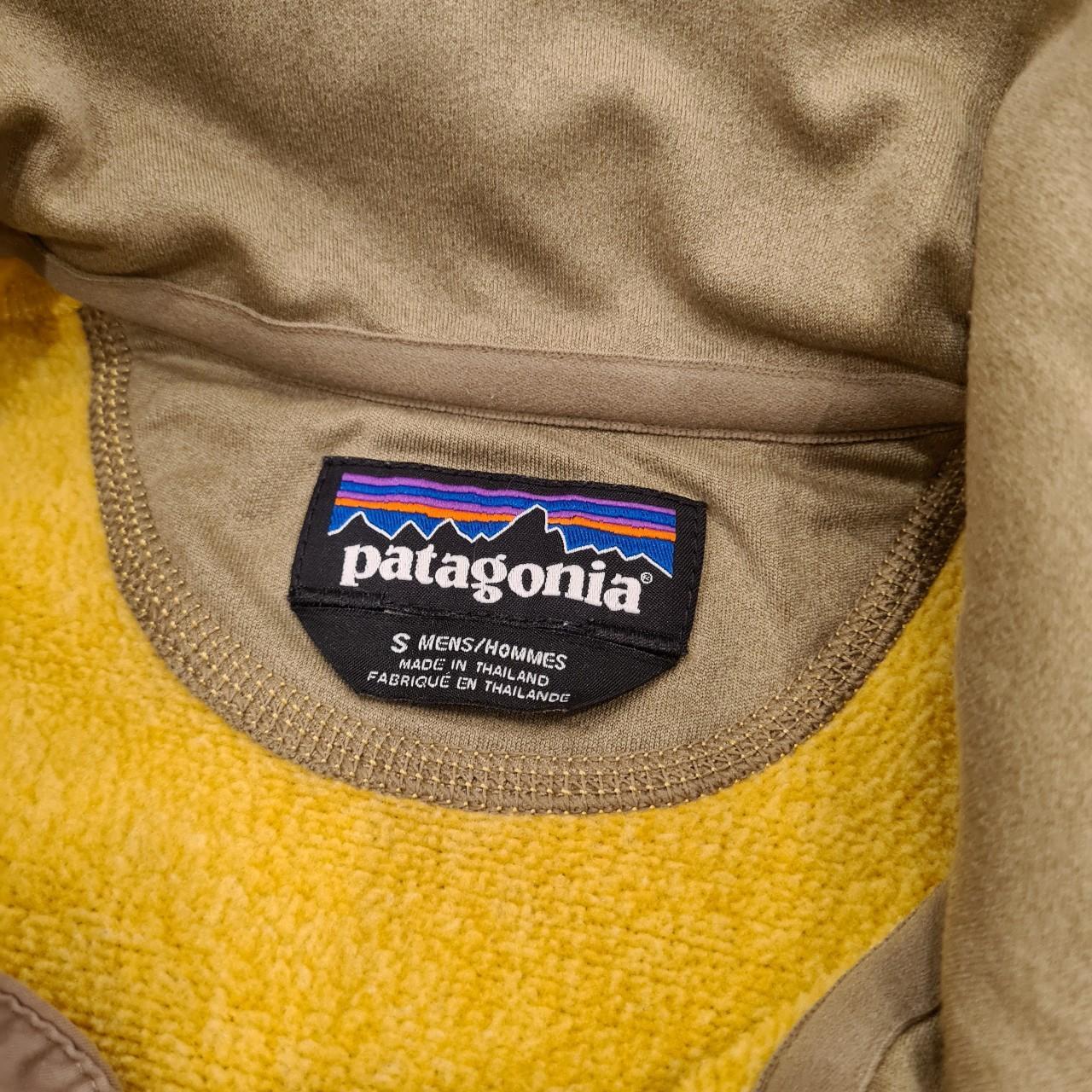 Patagonia Men's Yellow Jumper | Depop