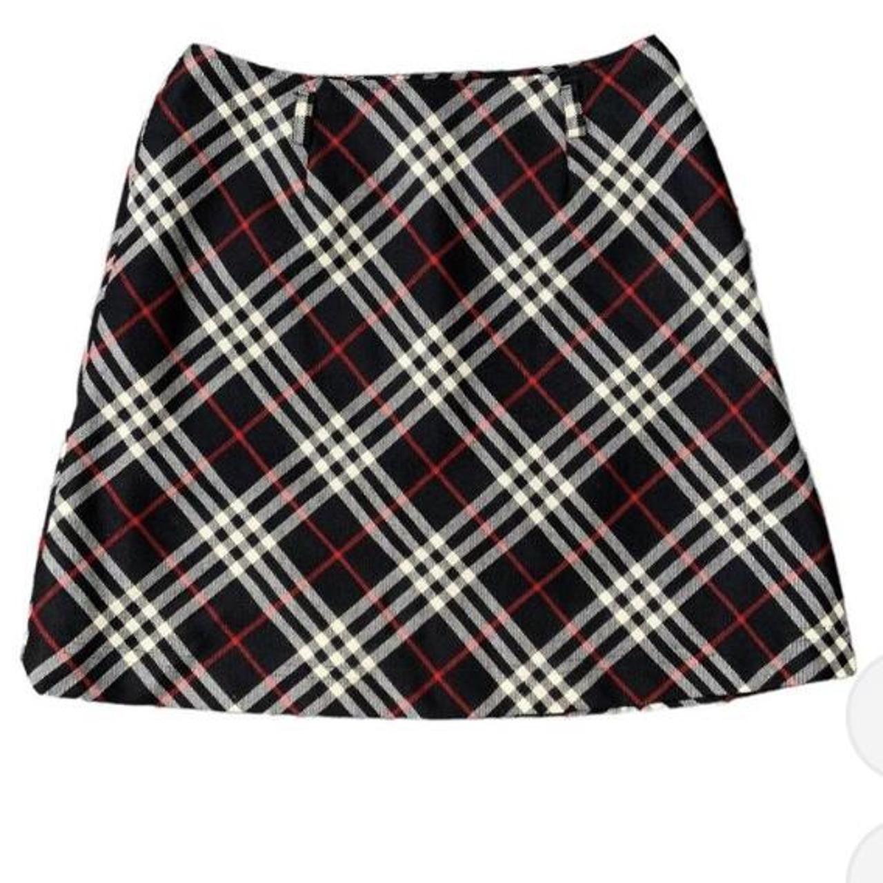 Burberry nova outlet check mini skirt