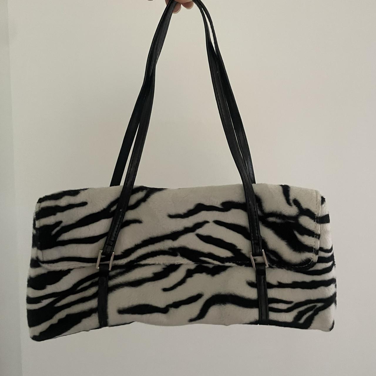« Whatever » Brand Zebra Bag. Only worn once, got on... Depop