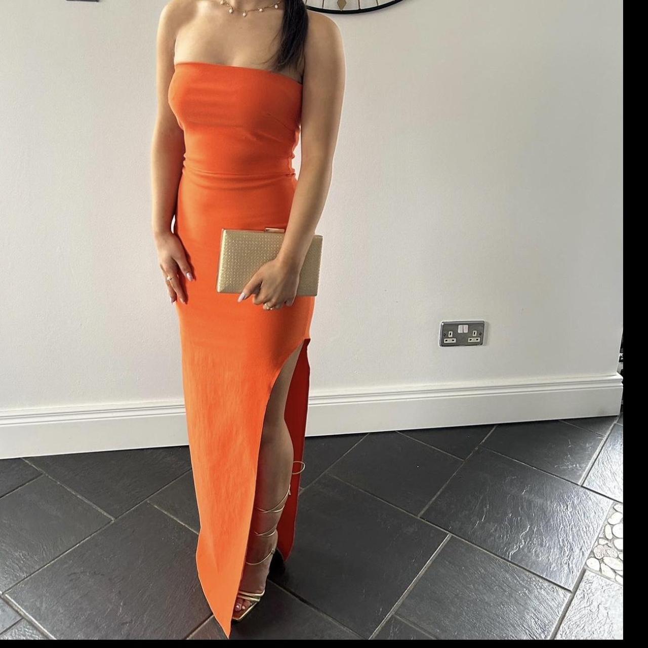 vesper orange dress