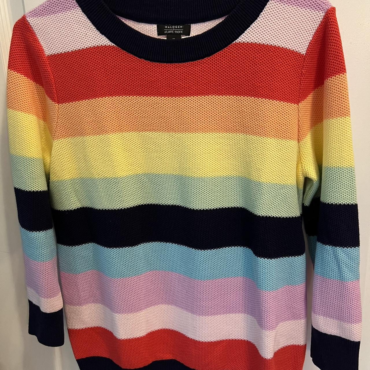 Halogen on sale striped sweater