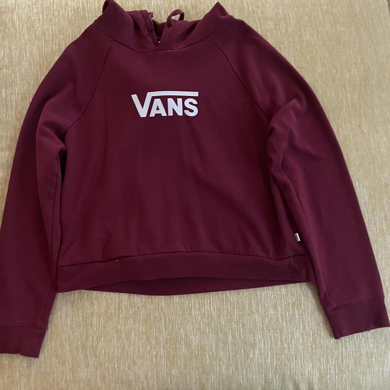 Maroon vans clearance hoodie