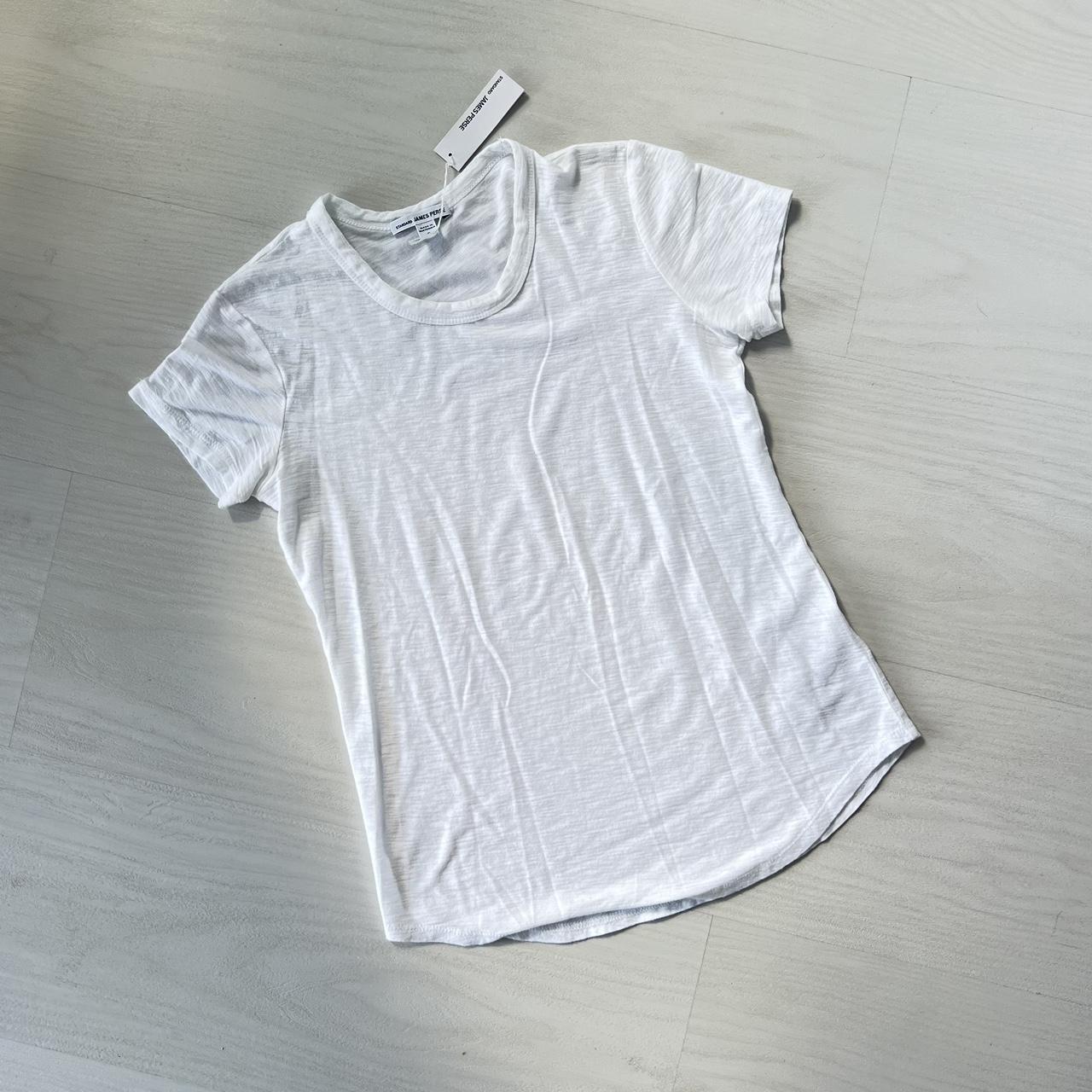 James Perse Women's White T-shirt