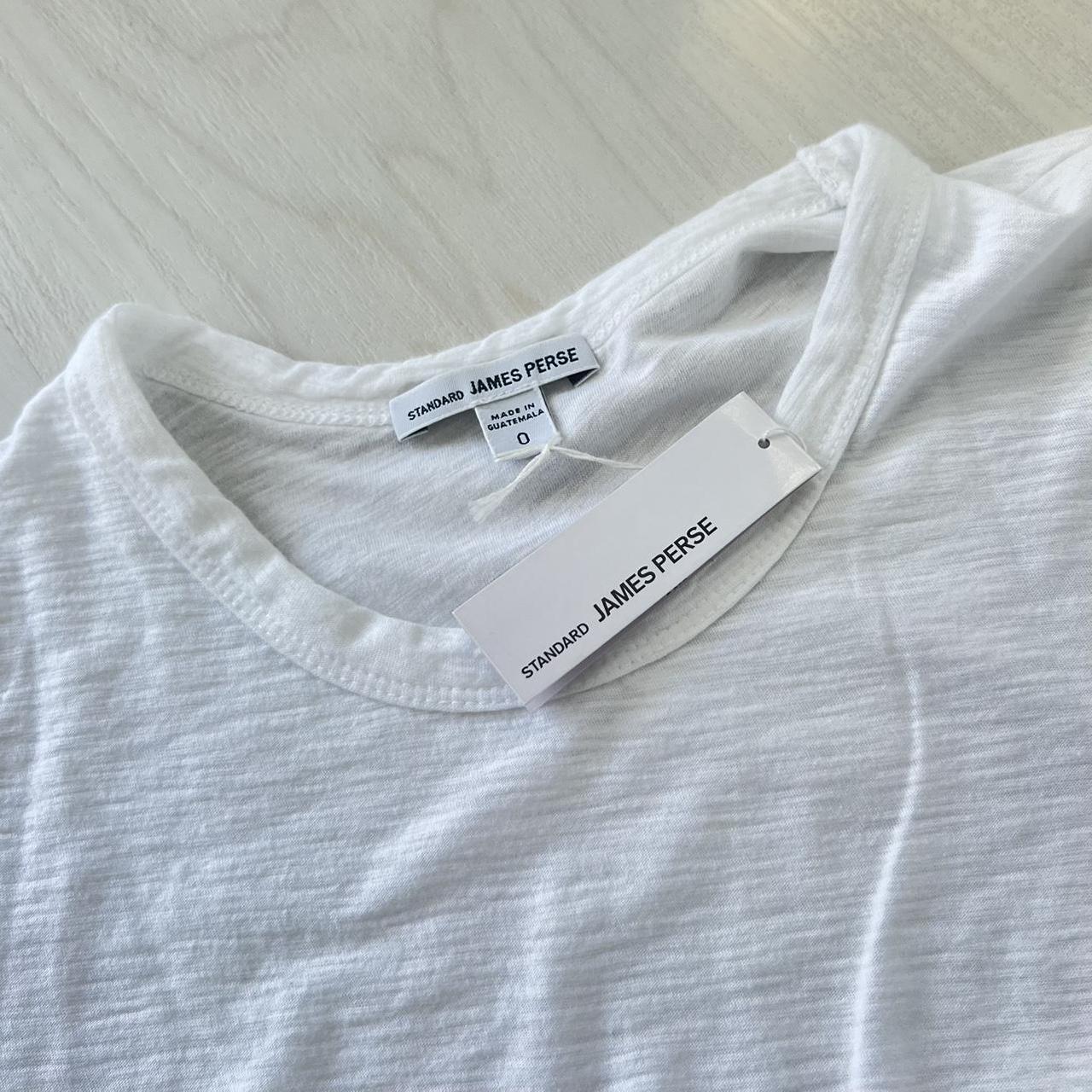 James Perse Women's White T-shirt (2)
