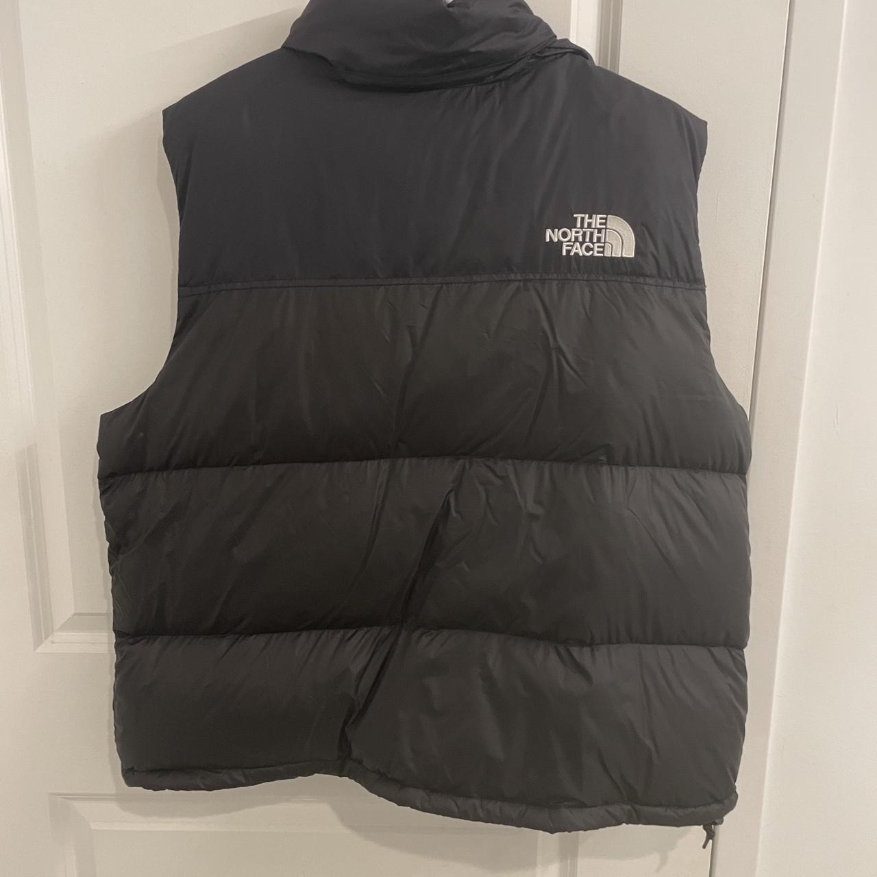 Black North Face Nuptse 700 puffer vest Worn once... - Depop