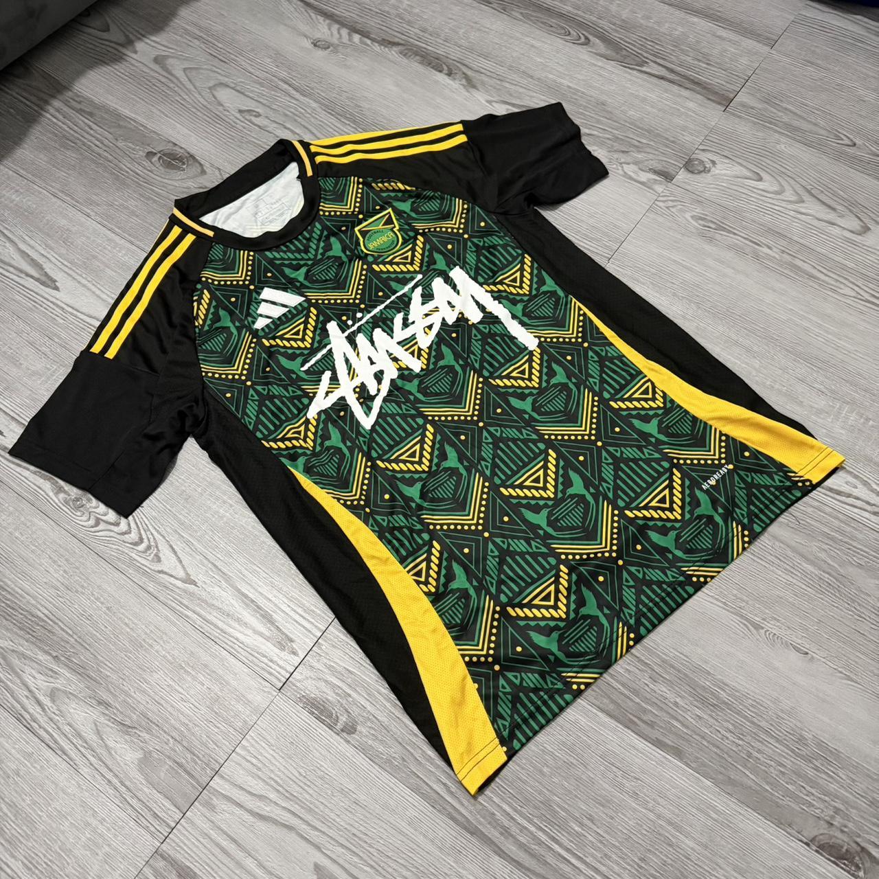 Palace persailles football top jersey Size | Depop