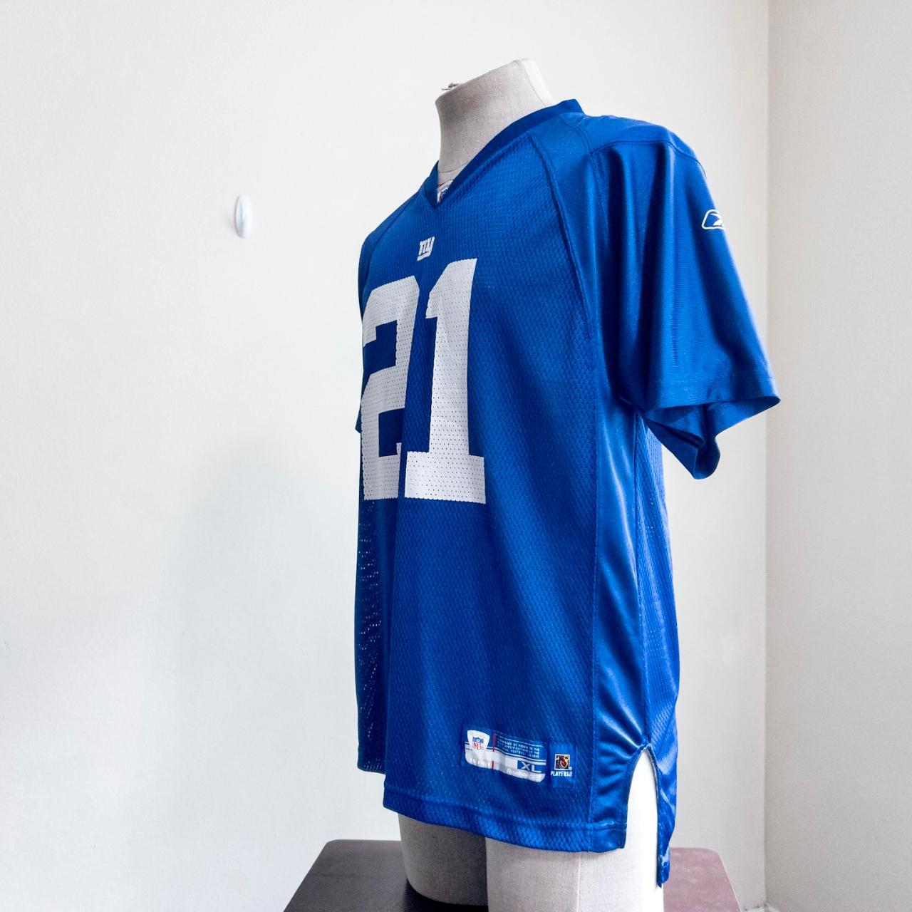 Vintage New York Giants Tiki Barber 21 Jersey Reebok Size Xtra 