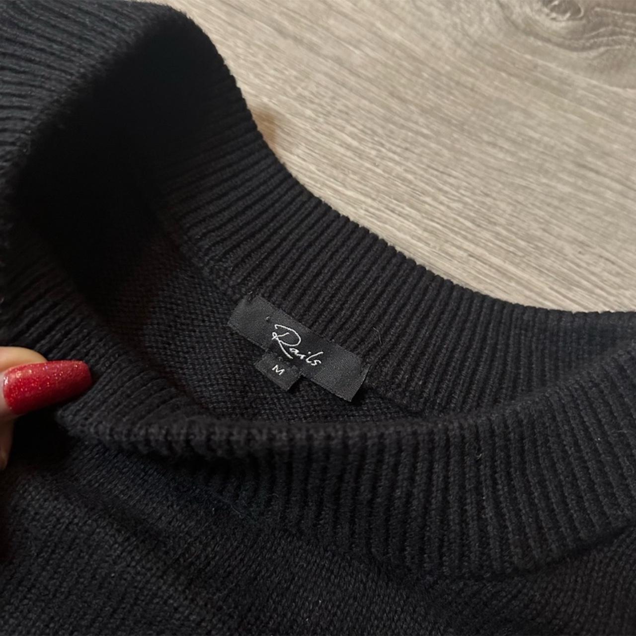 Rails Women's Sweater - Black/Silver - M – Rails … - image 4