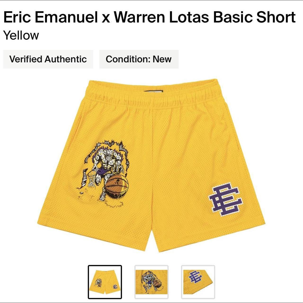 Eric Emanuel X shops Warren Lotas basic short