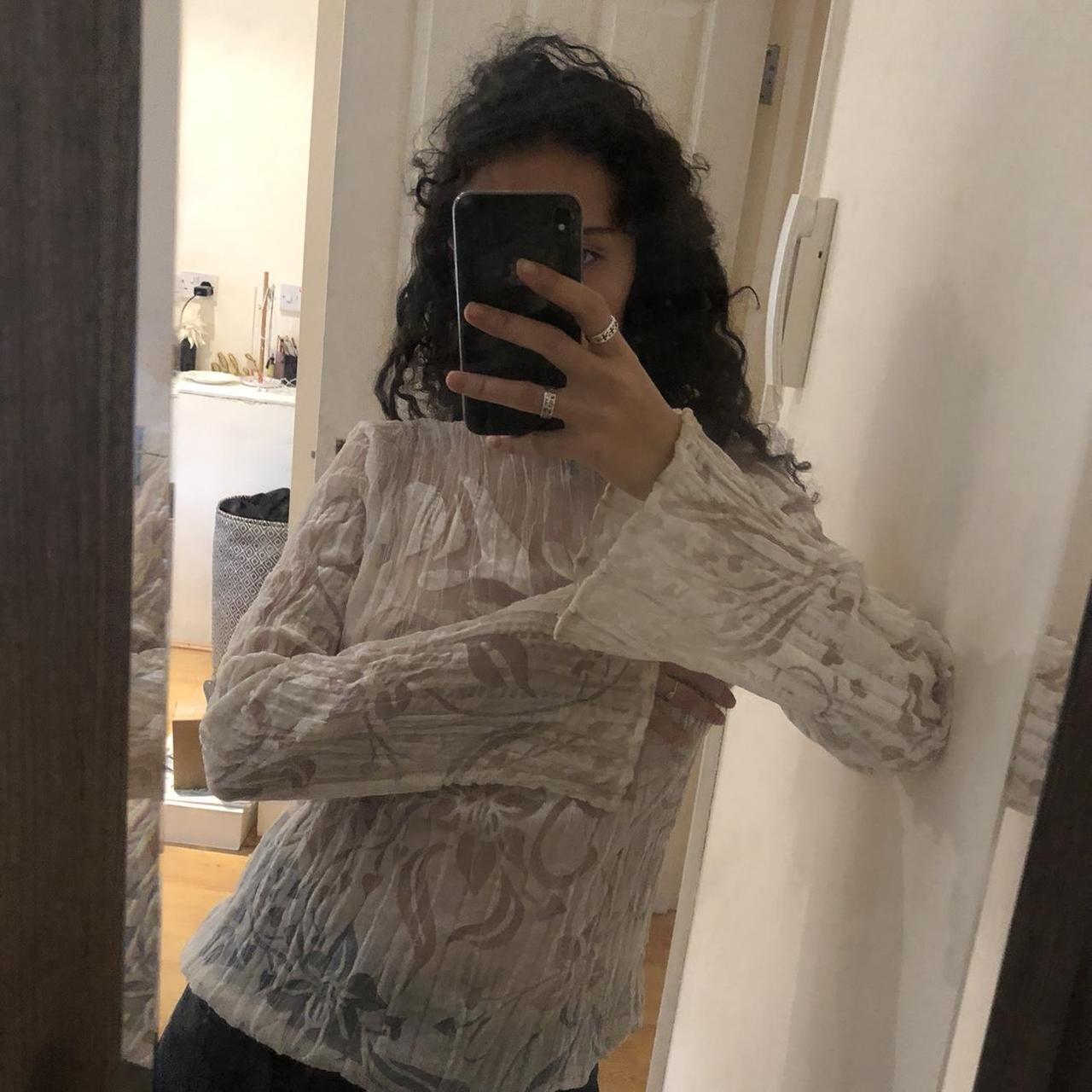 white see through shawl