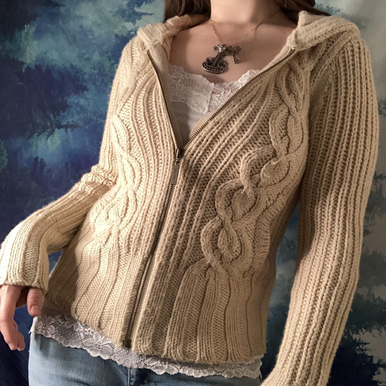 Calvin Klein Women's Cream Hoodie (3)