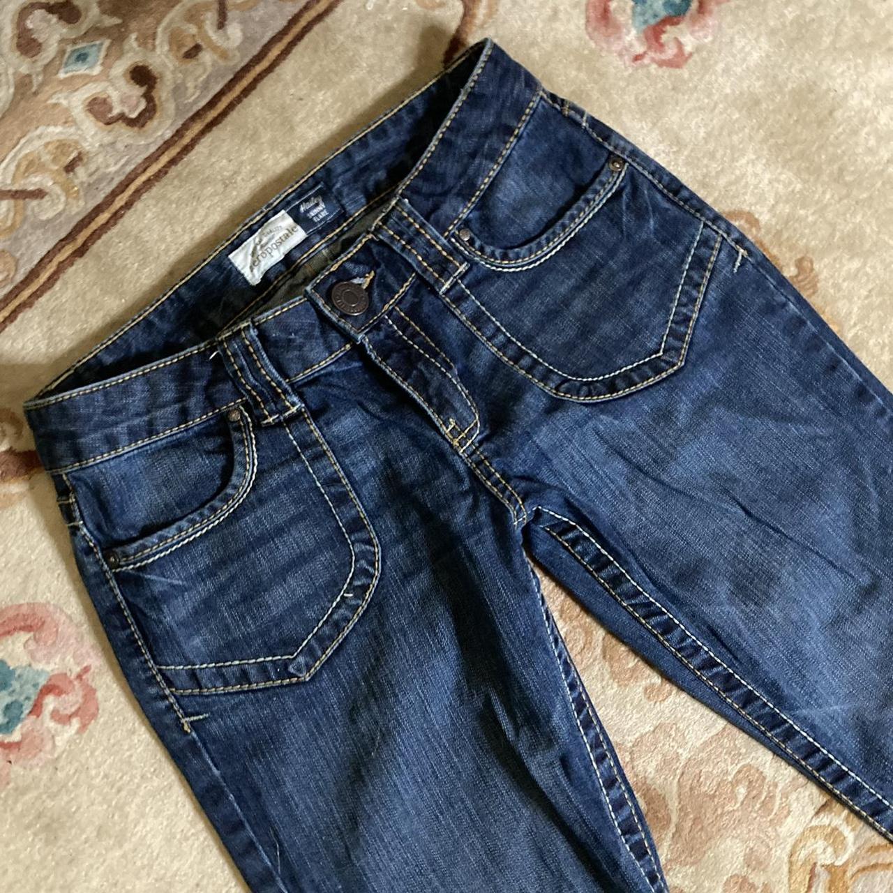 Aeropostale Women's Navy Jeans | Depop