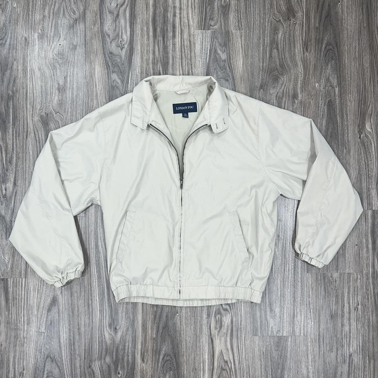 London fog white on sale jacket