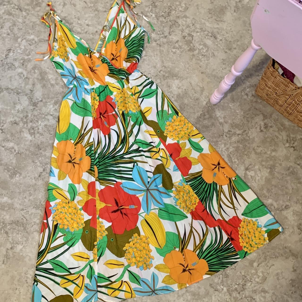 Farm Rio Women's Multi Dress | Depop