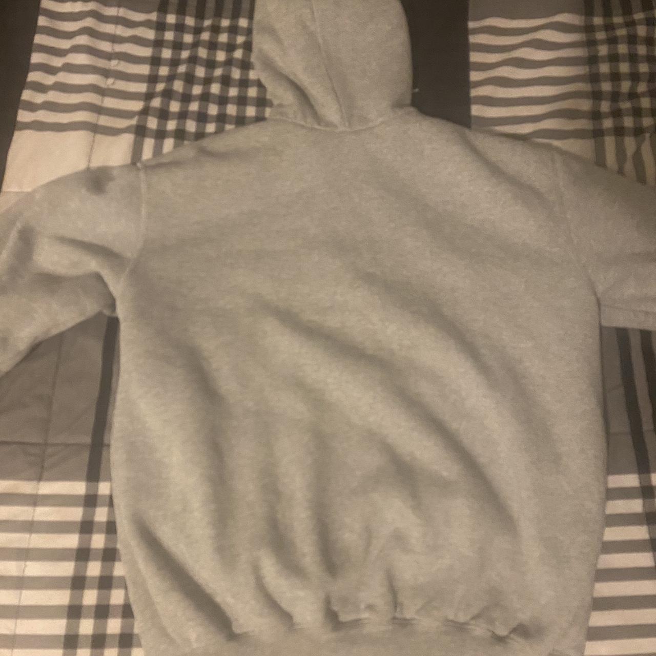 VINTAGE GREY CARHARTT ZIP UP HOODIE SIZE MEDIUM... - Depop