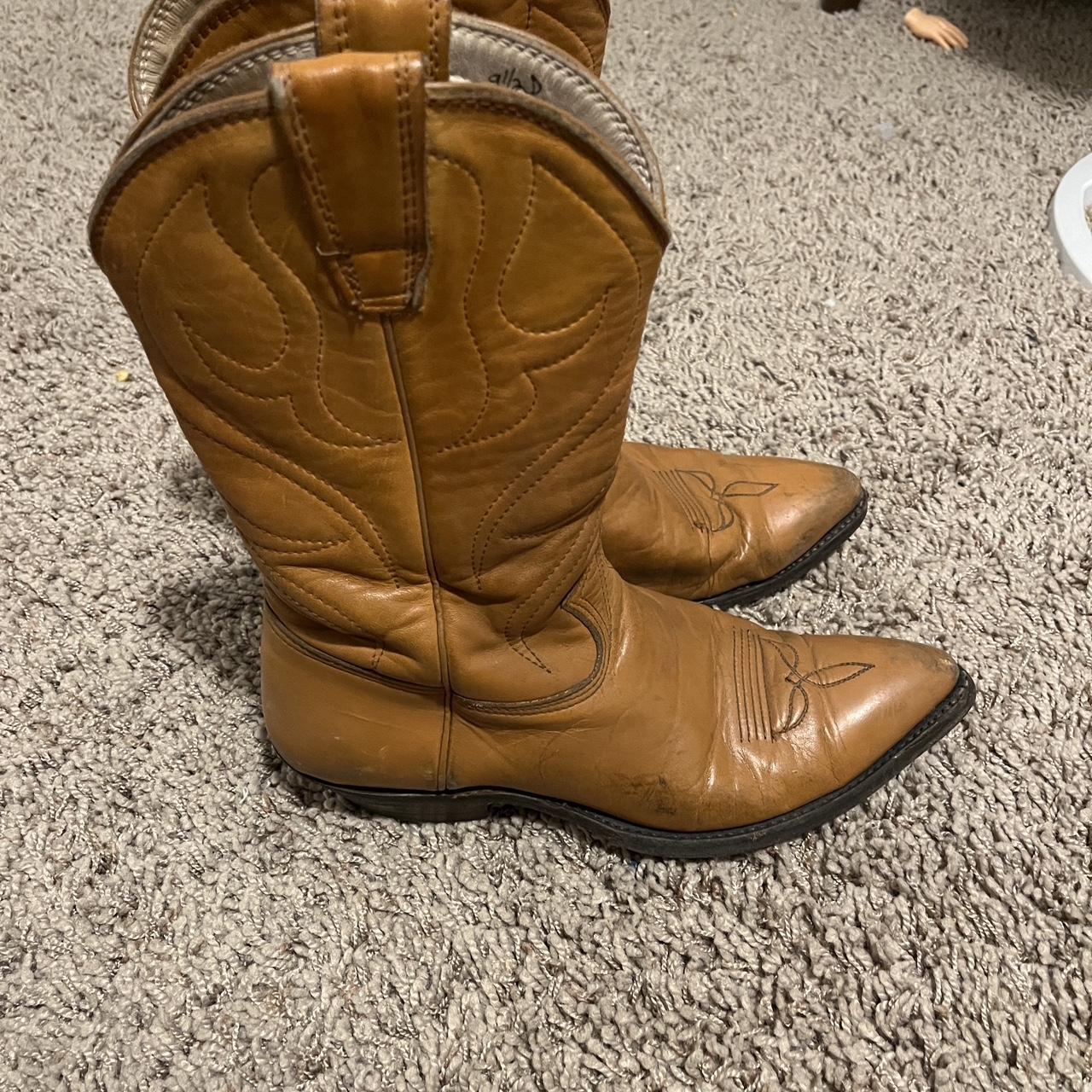 70’s cowboy boot 9.5 d - Depop