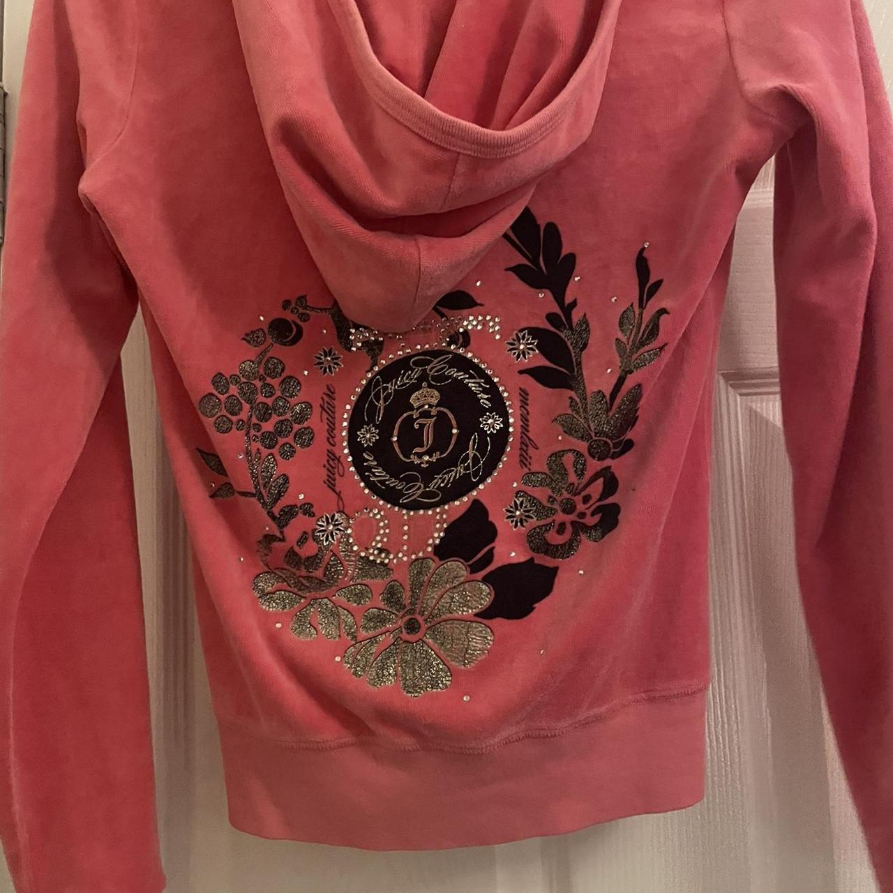 Juicy Couture Women's Pink Hoodie Depop