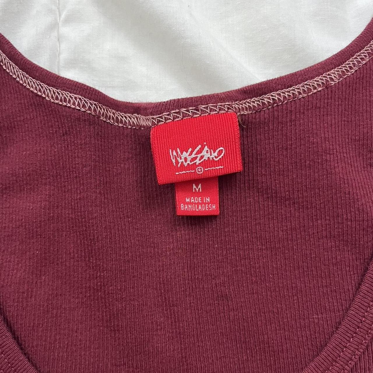 Mossimo Women's Tank top - Burgundy/Red - M – y2k… - image 2