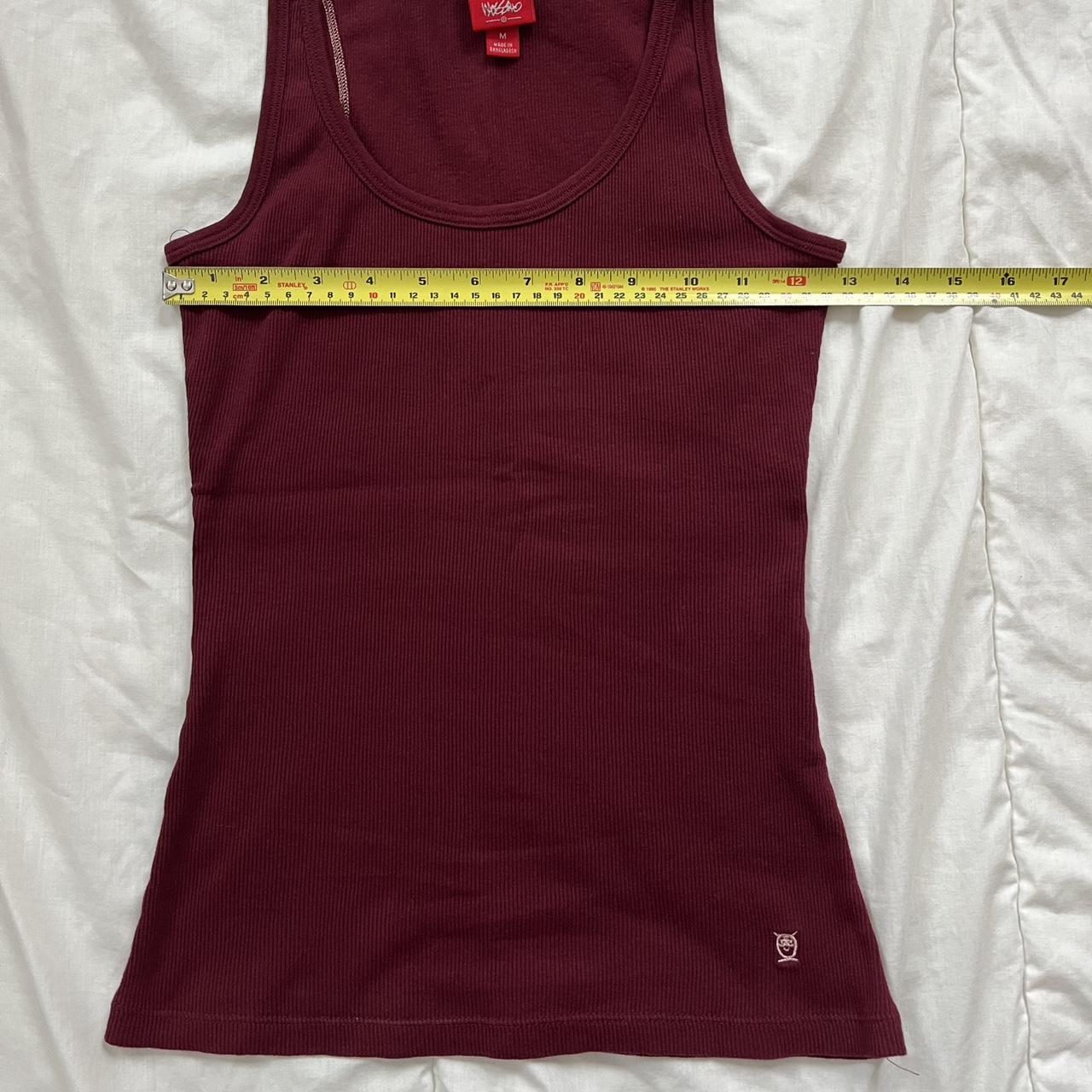 Mossimo Women's Tank top - Burgundy/Red - M – y2k… - image 8