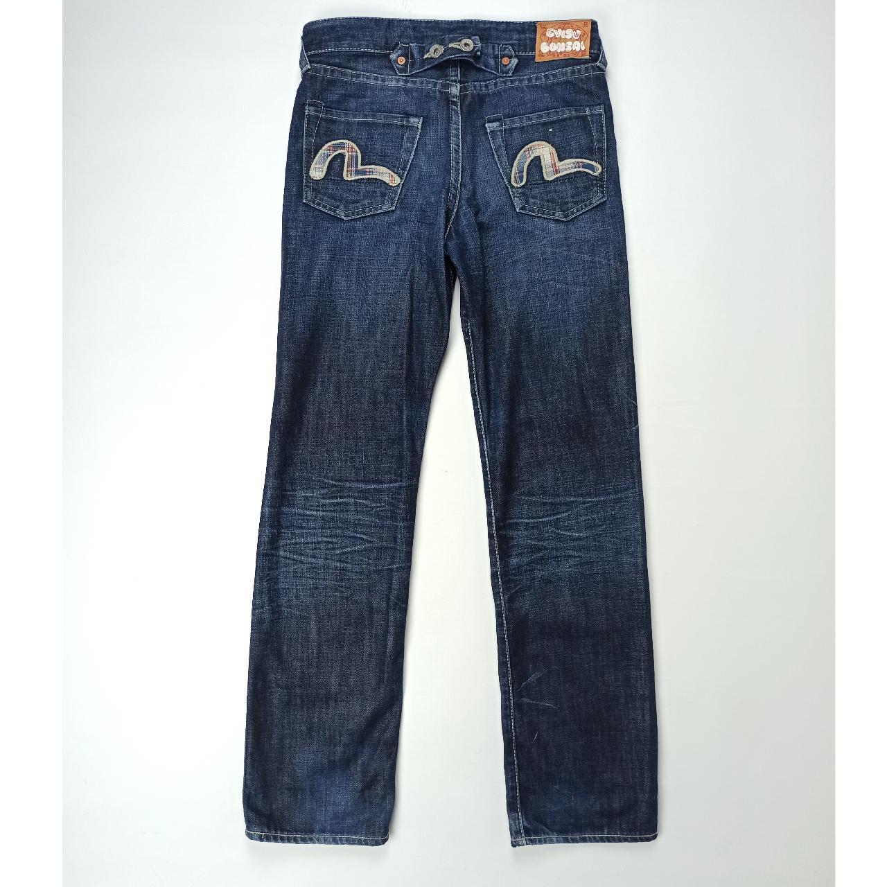 EVISU Bonsai Blue Womens Jeans Size 30/30 Very... Depop