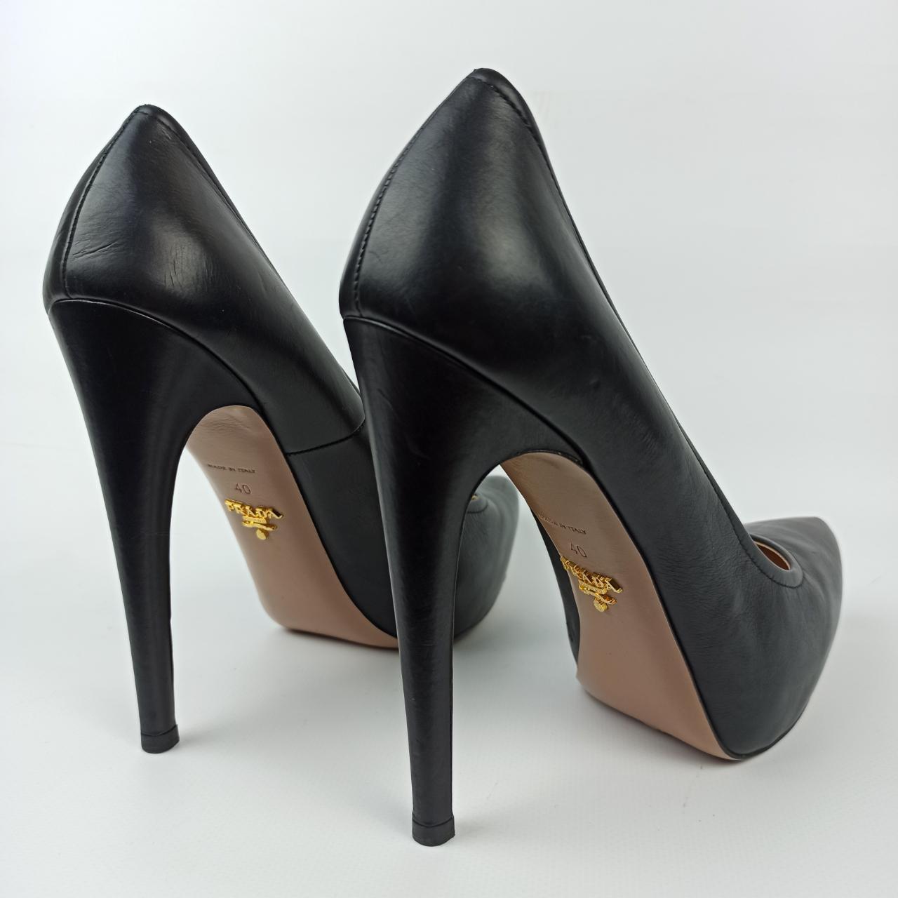 Prada black hot sale high heels